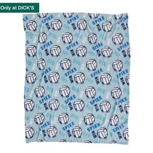 Volleyball Blue Throw Blanket
